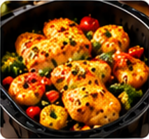 Pollo con verduras